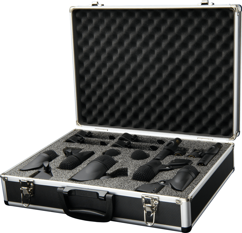 PreSonus DM-7 Complete Drum Microphone Set for Recording and Live Sound