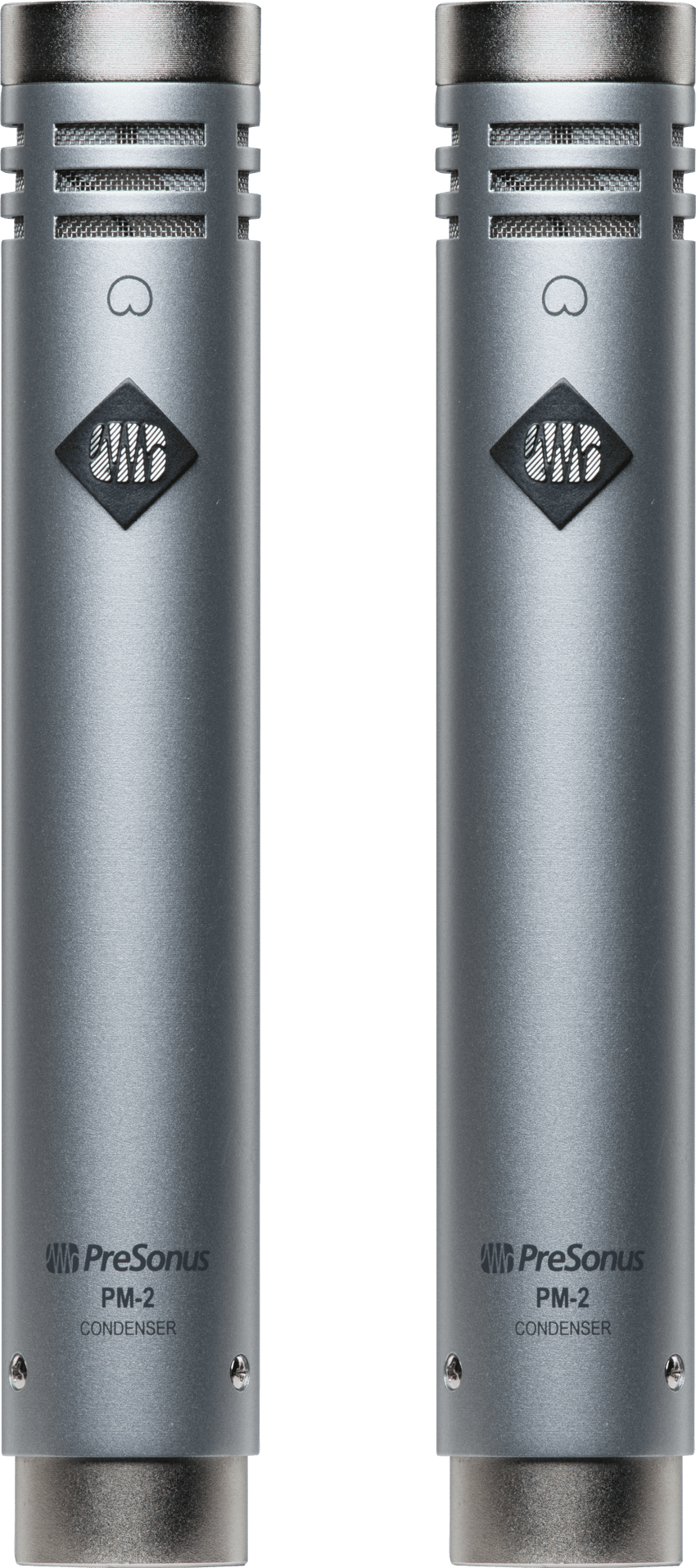 PreSonus PM-2 Stereo Pair of Small-Diaphragm Cardioid Condenser Microphones