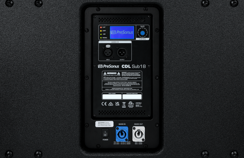 PreSonus CDL Sub18 Active Subwoofer