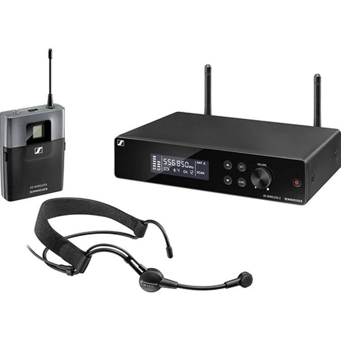 Sennheiser XSW 2-ME3-A Wireless Cardiod Headset Microphone for Singers,