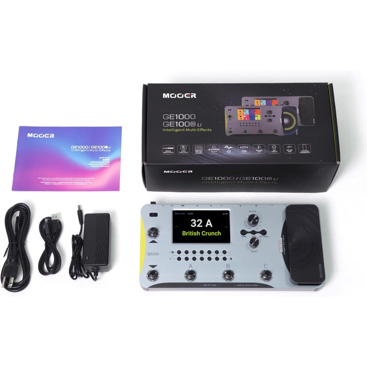 MOOER GE1000 Guitar Mutieffects Pedal Processor