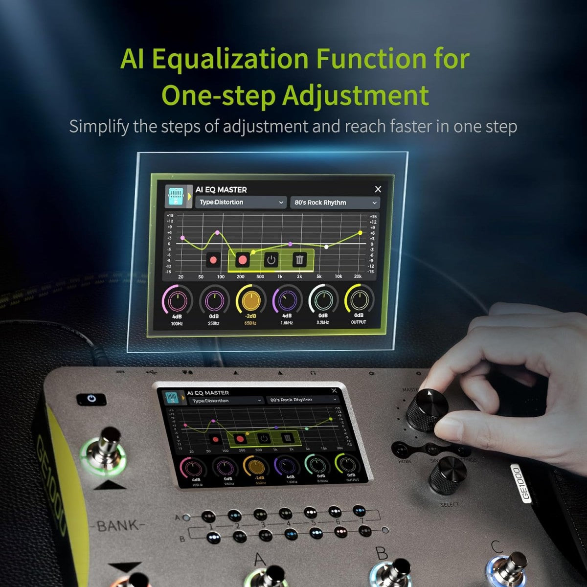 MOOER GE1000 Guitar Mutieffects Pedal Processor