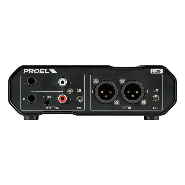 Proel Sound Stereo Passive Direct Injection Box D20P