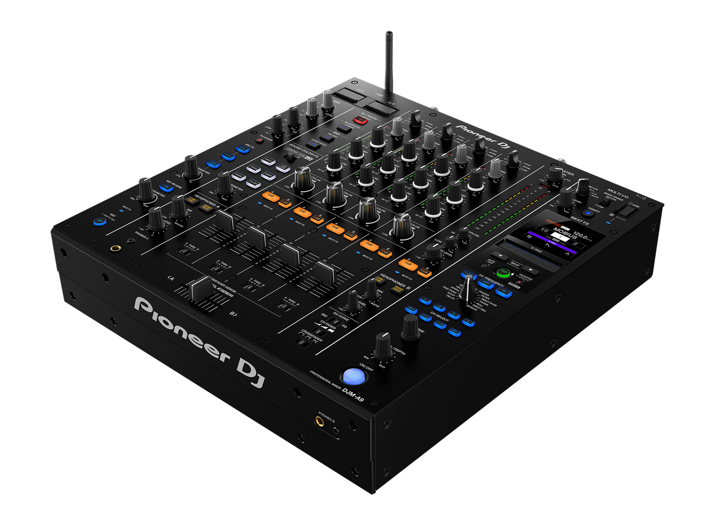 Pioneer DJ DJM-A9 4-channel professional DJ mixer (black)