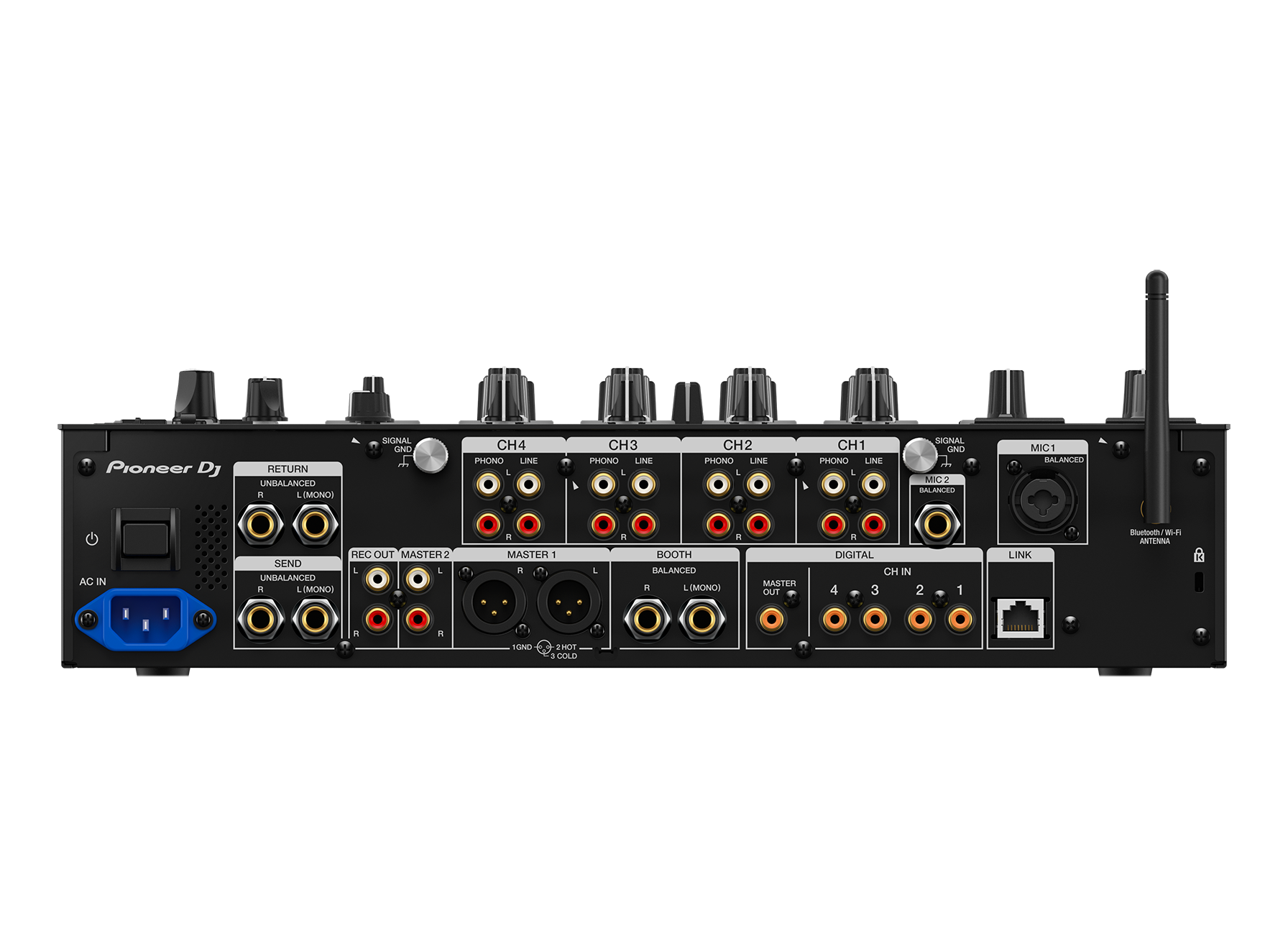 Pioneer DJ DJM-A9 4-channel professional DJ mixer (black)