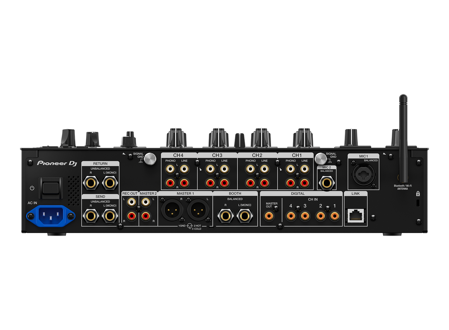 Pioneer DJ DJM-A9 4-channel professional DJ mixer (black)