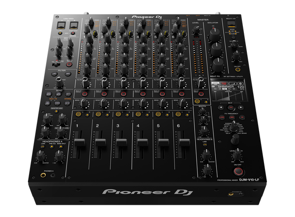 Pioneer DJ DJM-V10-LF Creative style 6-channel professional DJ mixer with long fader