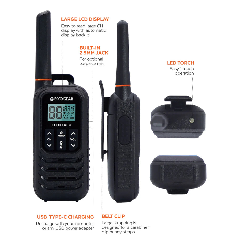 ECOXGEAR EXG100-2PK