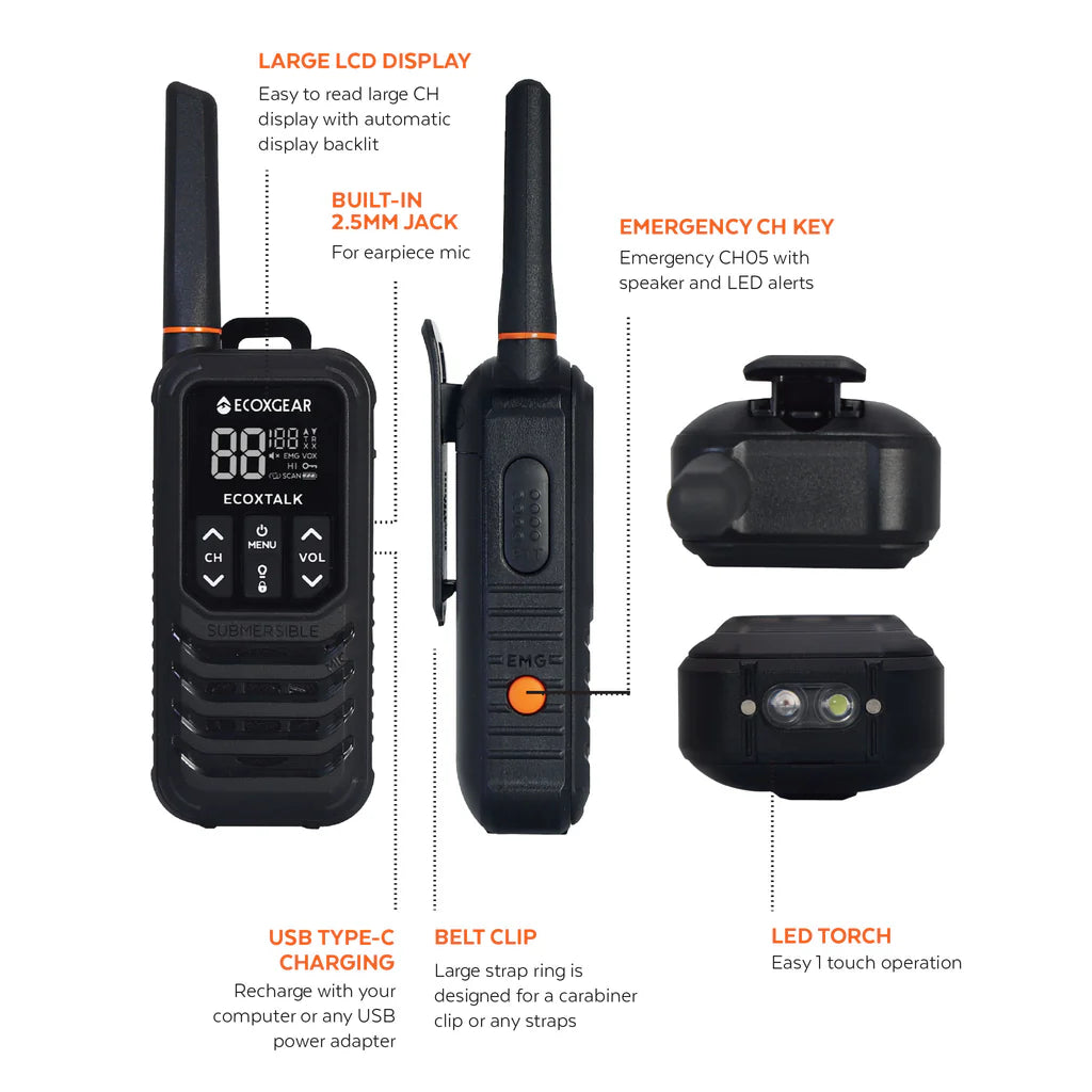 ECOXGEAR EXG200-2PK