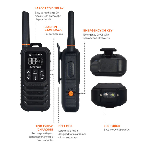 ECOXGEAR EXG200-2PK