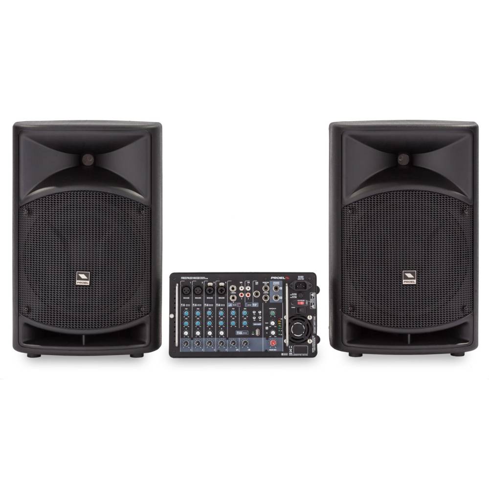 Proel Sound FREEPASS10 USB All-in-one Stereo Audio System