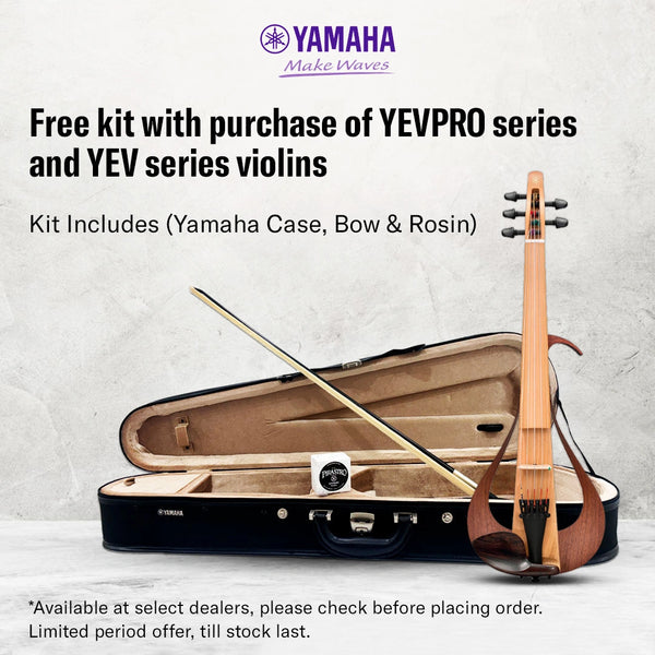 Yamaha YEV104 (Black) Electric Violin