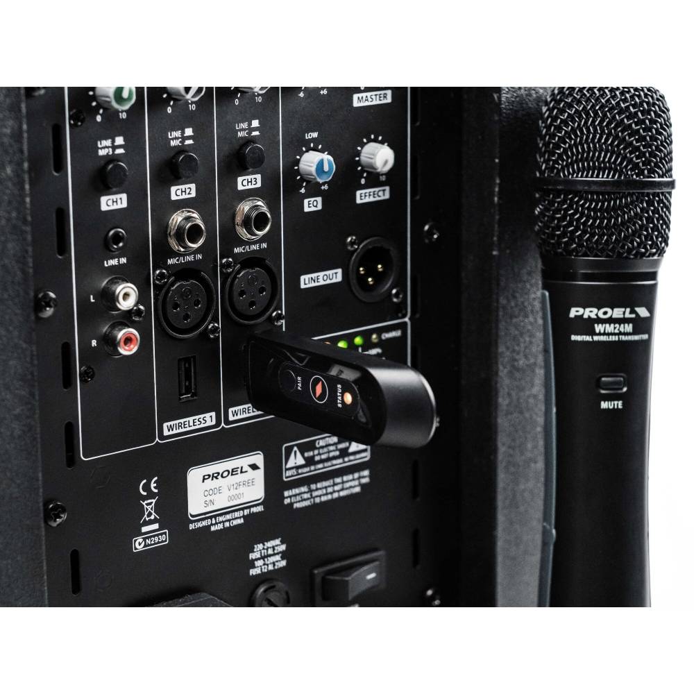 Proel Sound U24H  2.4 GHz Wireless Microphone System