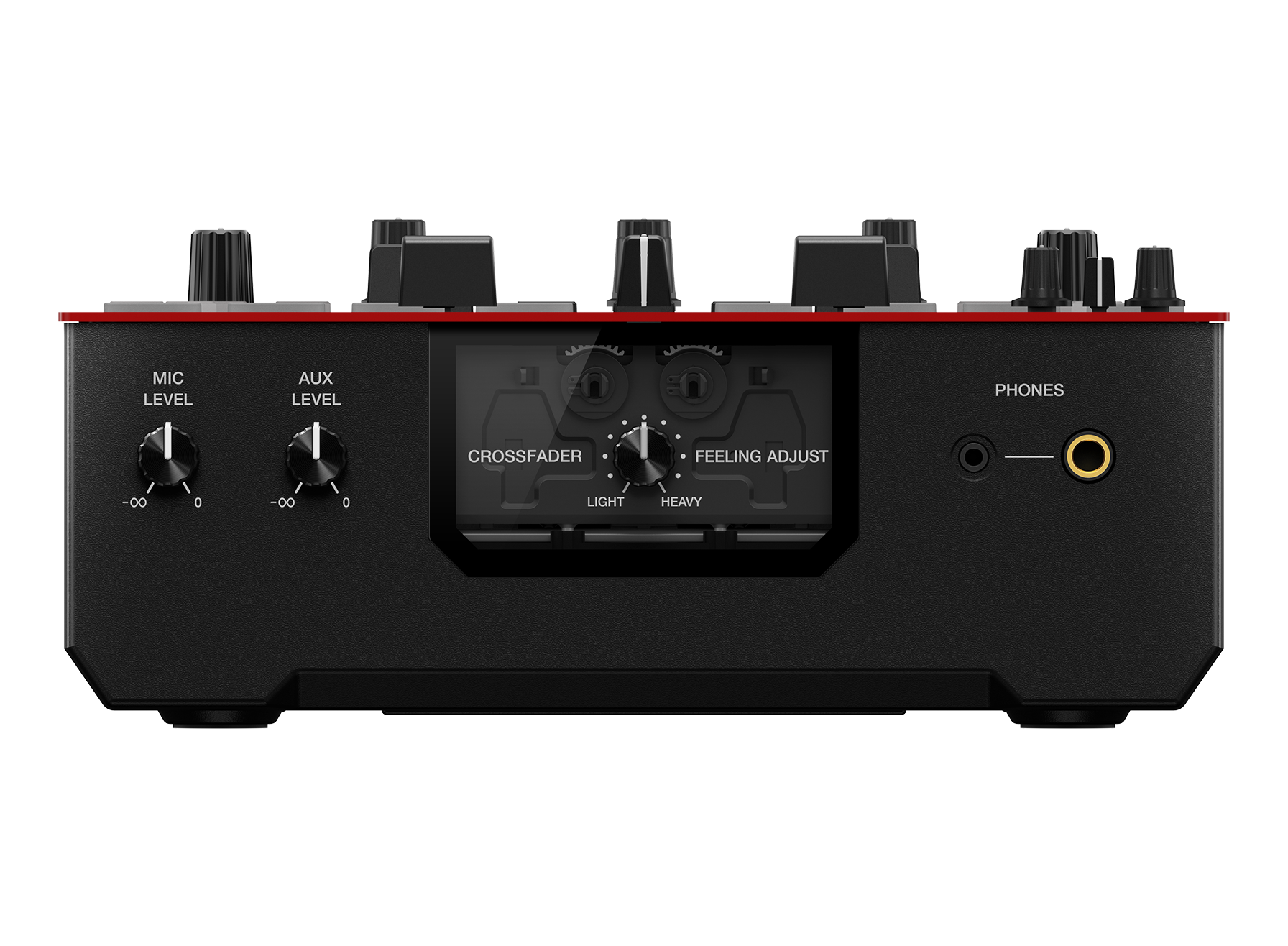 Pioneer DJ DJM-S5 Scratch-style 2-channel DJ mixer (gloss red)