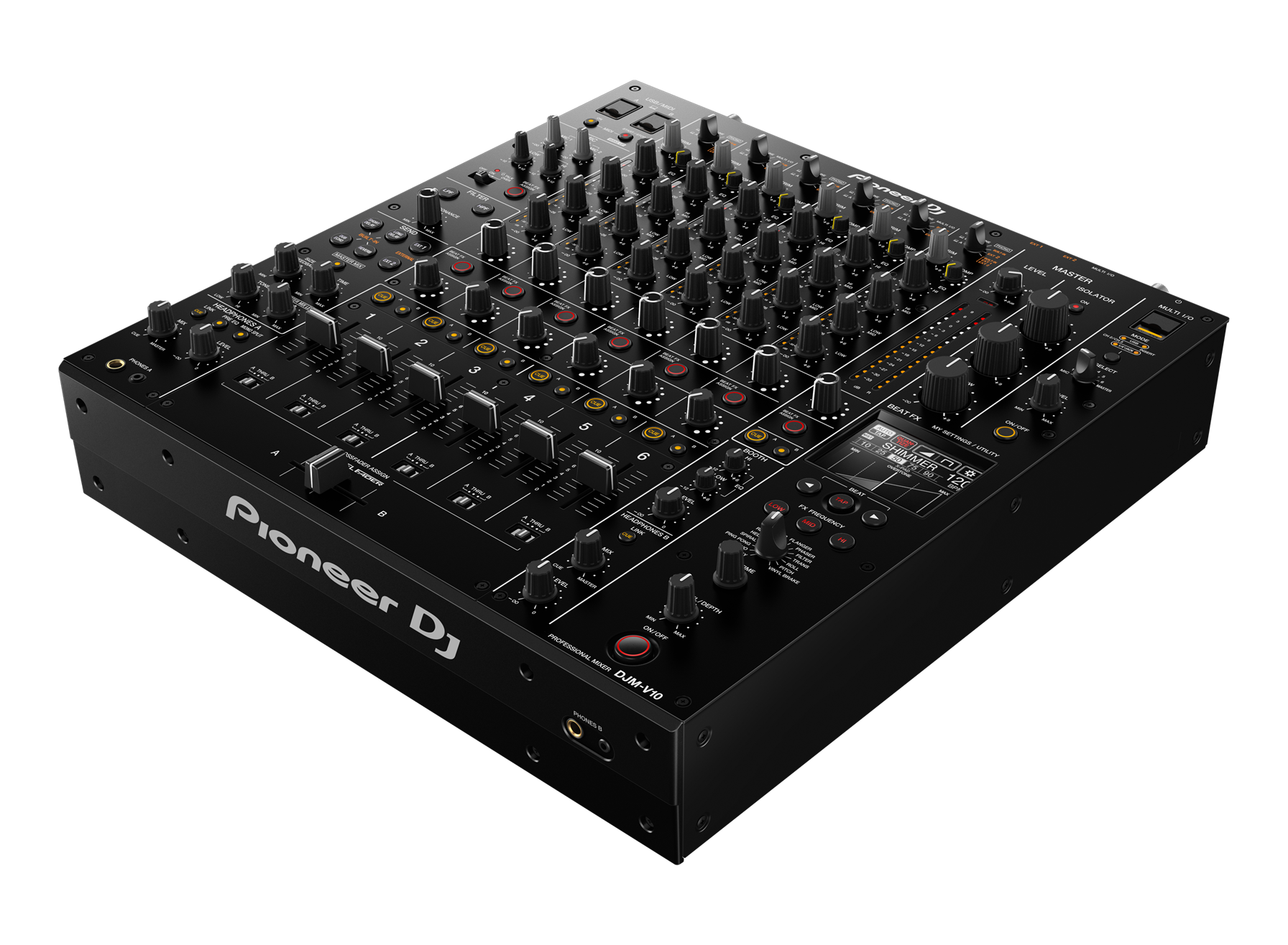 Pioneer DJ DJM-V10 Creative style 6-channel professional DJ mixer