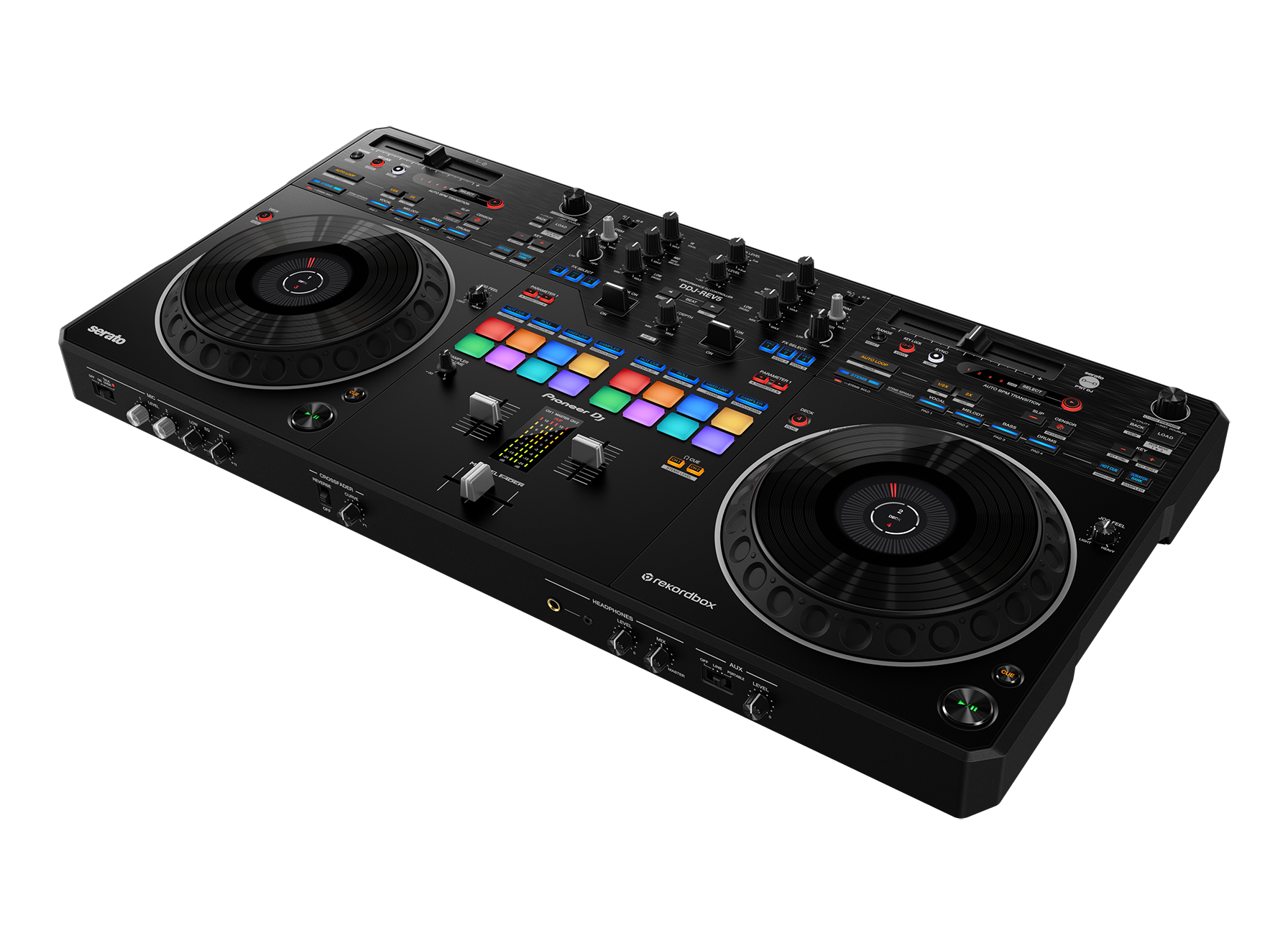 Pioneer DJ DDJ-REV5 Scratch-style 2-channel performance DJ controller (black)